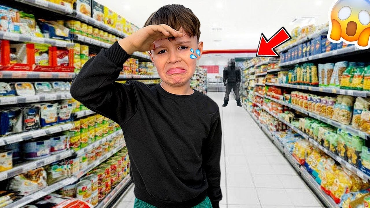 ESQUECI O GABRIEL NO MERCADO!