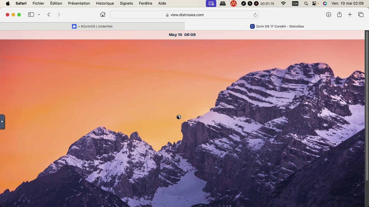 Site Distrosea pour tester Linux