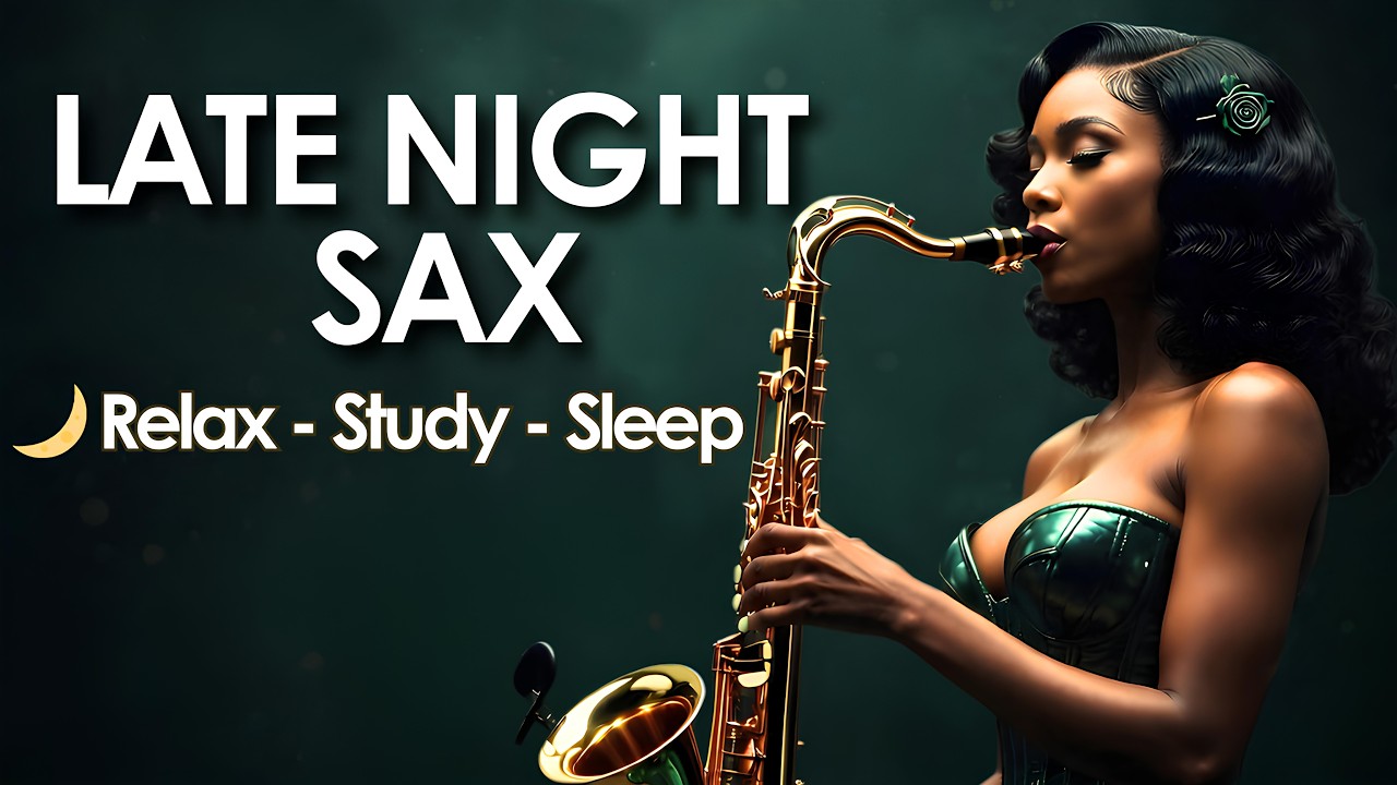 Soft Saxophone Melodies | Smooth Jazz for Late Night Unwinding & Romance