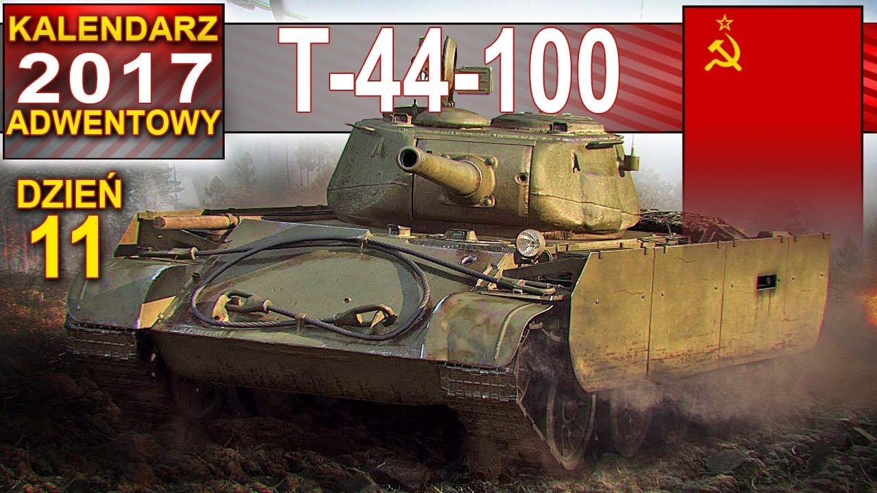 T-44-100 mobilny i z niezłym działem - World of Tanks