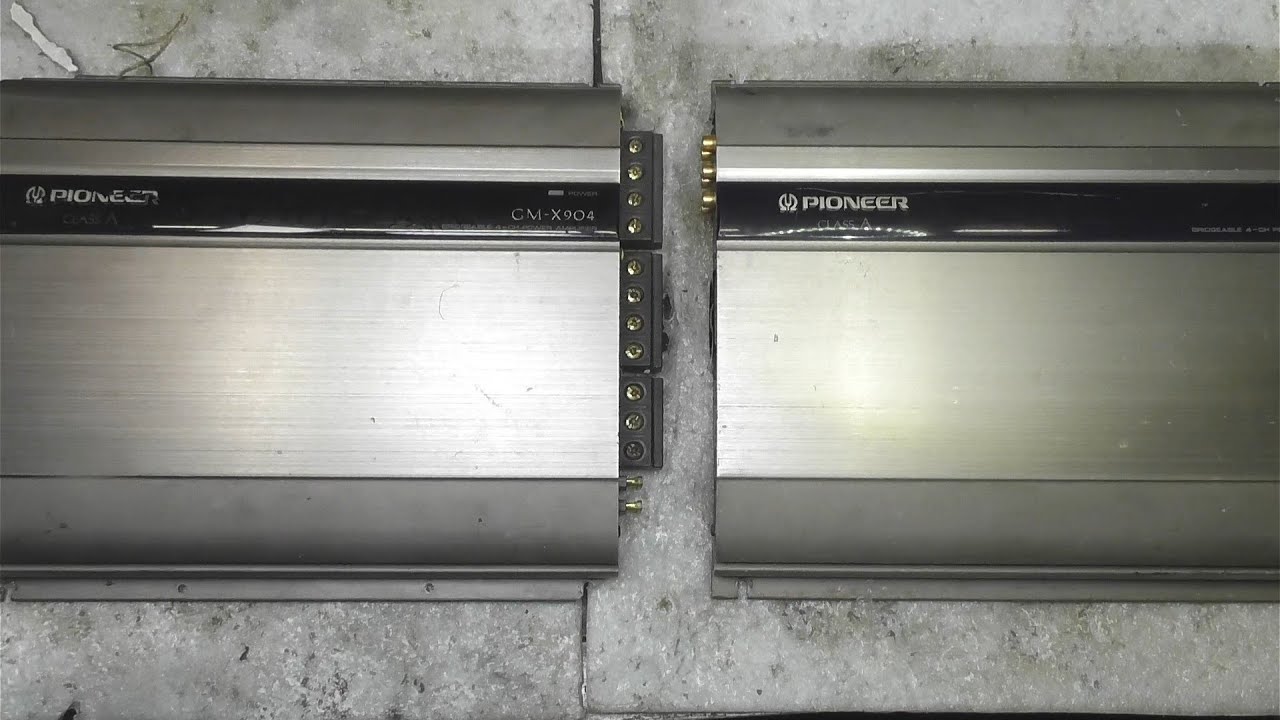 RV-ELECTRONIC - Réparation de deux Amplis Pioneer GM-X904