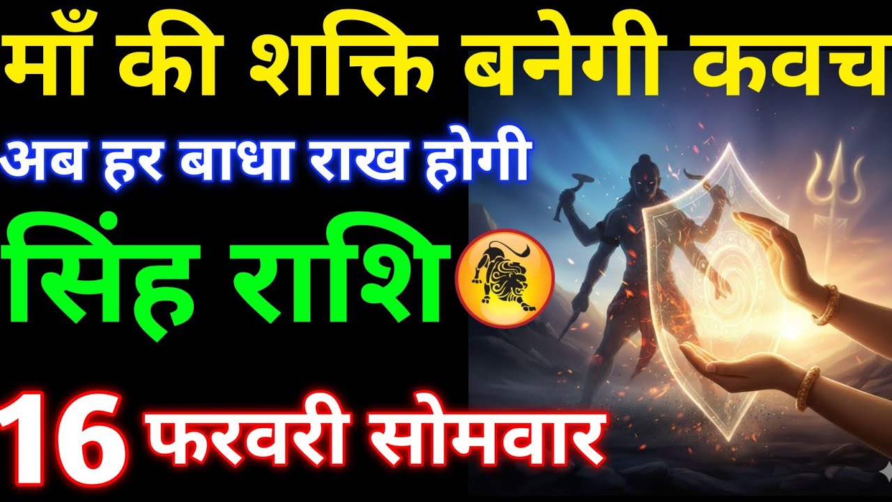 मां की शक्ति बनेगी कवच अब हर बाधा राख होगी#singhrashi 