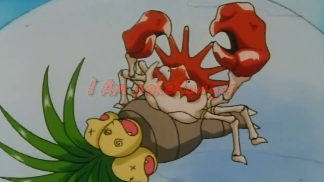 Ash Krabby evolves into Kingler | Indigo league | Ash vs Mandi