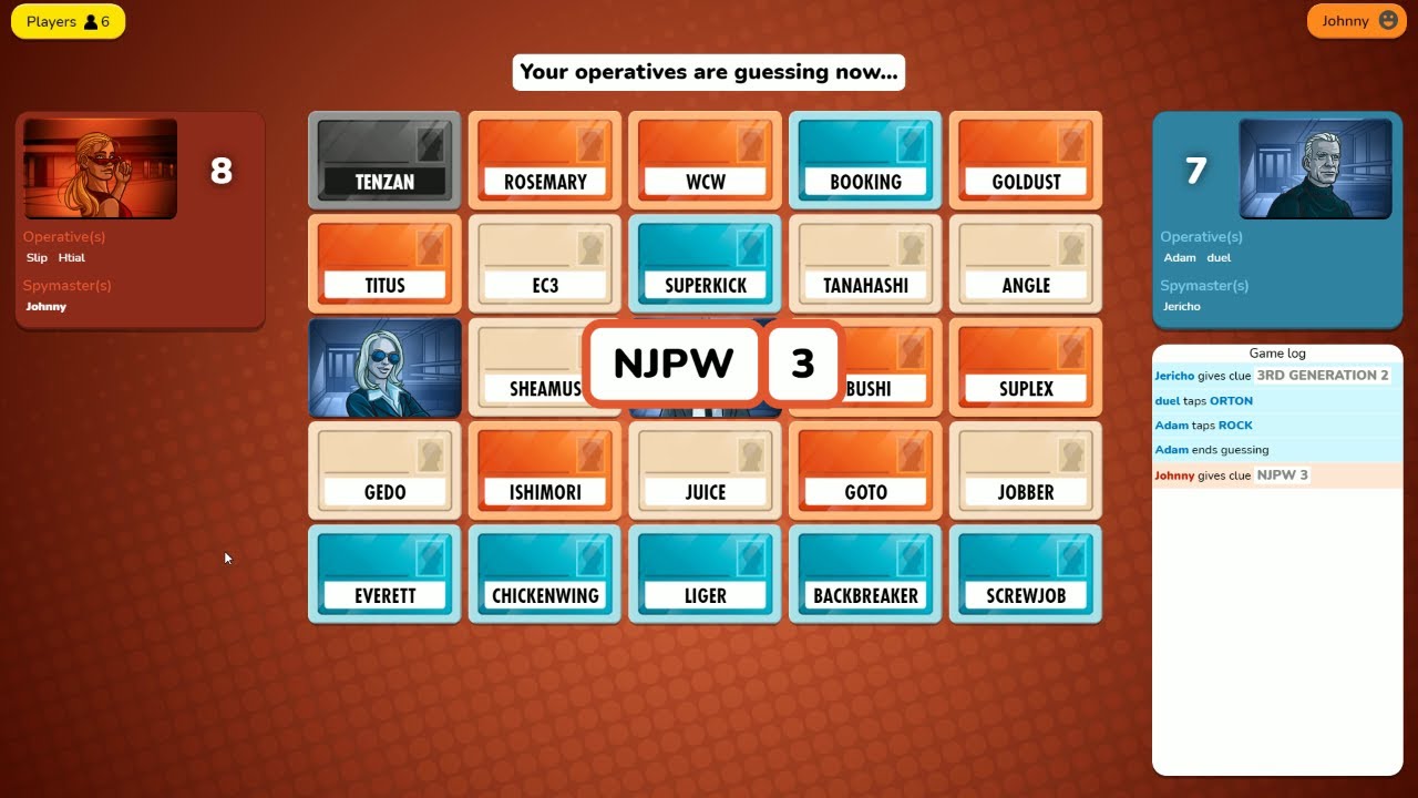 nL Live - CodeNames (w/ Custom Wrestling Prompts!)