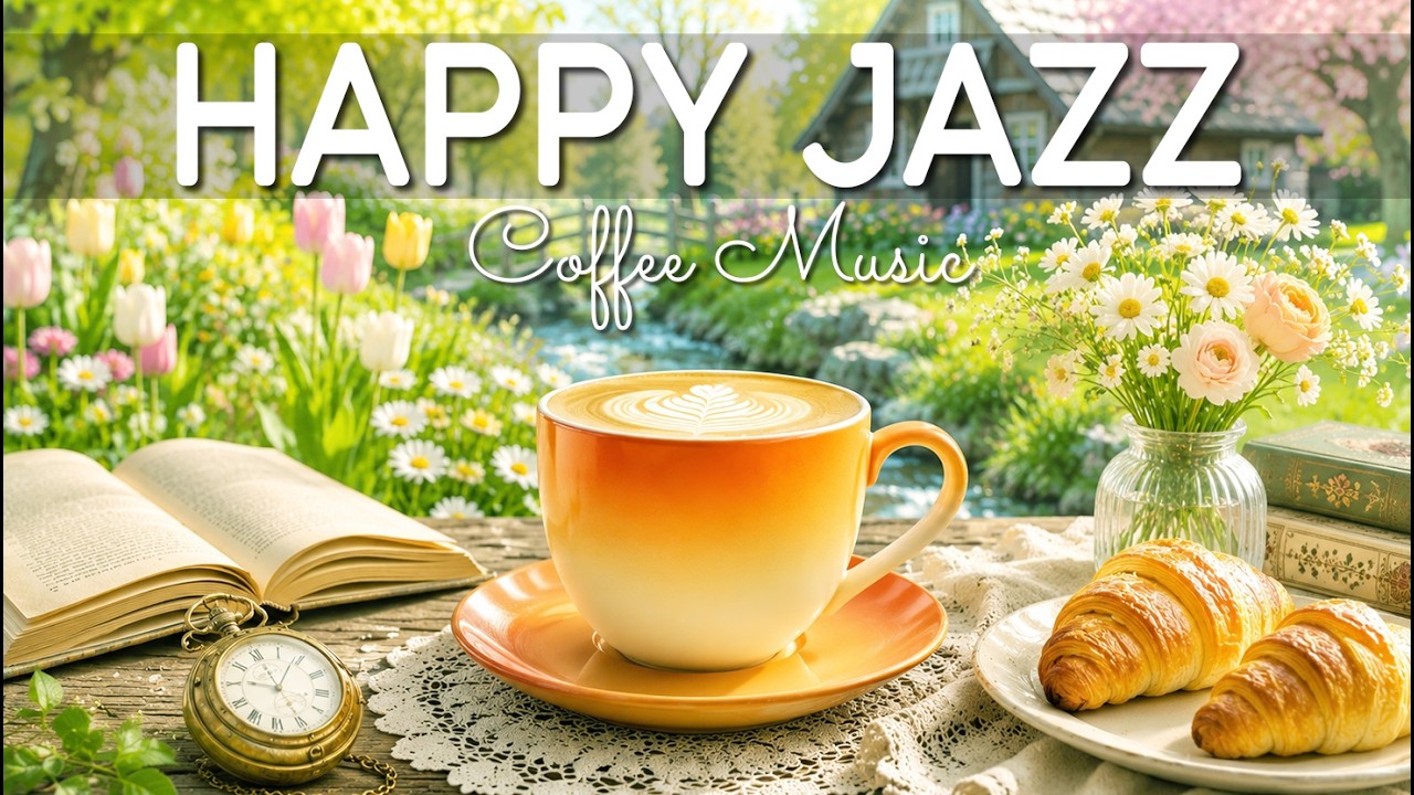 Happy Morning Jazz ☕ Smooth Cozy Piano Jazz & Sweet Bossa Nova Instrumental for Work & Study
