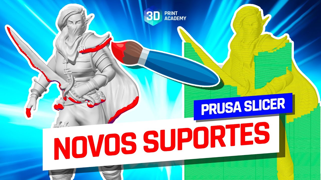 NOVOS SUPORTES do Prusa Slicer 2.3 para sua Impressão 3D (e mais um recurso matador!)