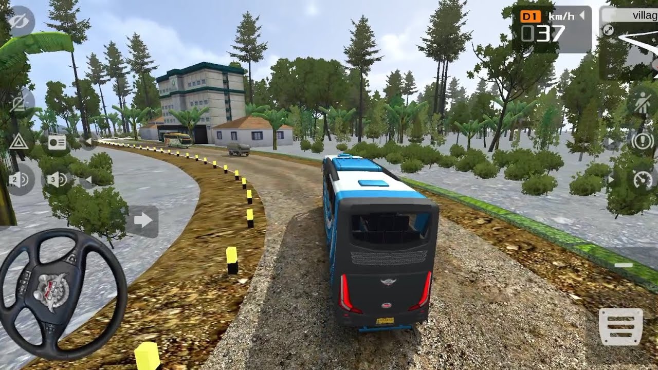 Bus drive in Village in Bus simulator Indonesia|✓ Simulator 3d 🎮 Game 
