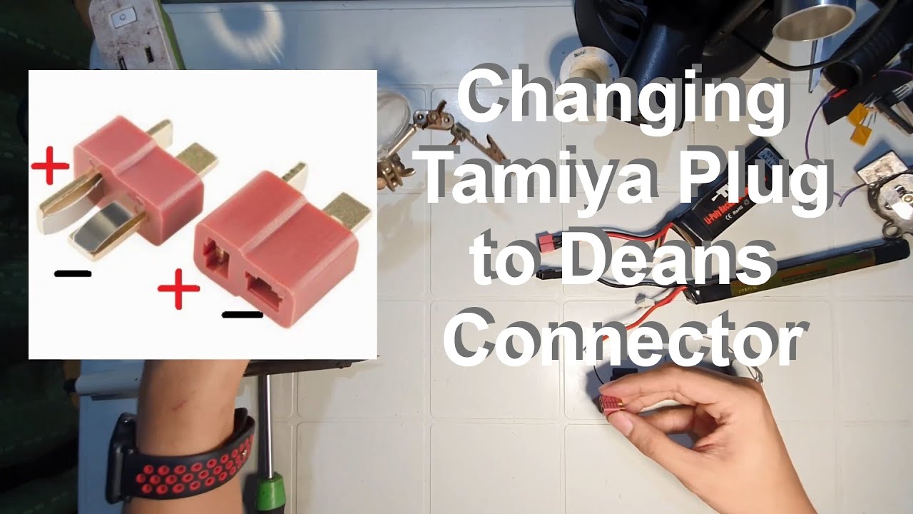 Changing Tamiya Plug to a Deans Connector