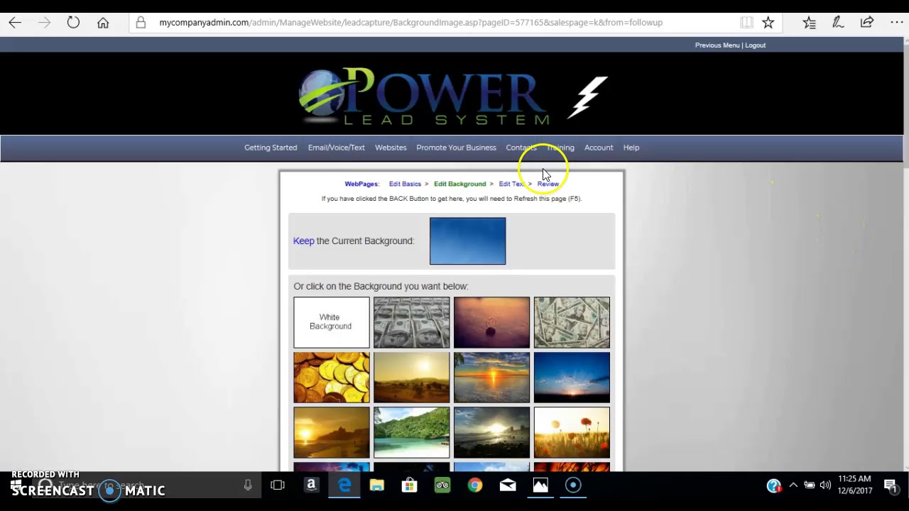 Power Lead System Fast Start Training