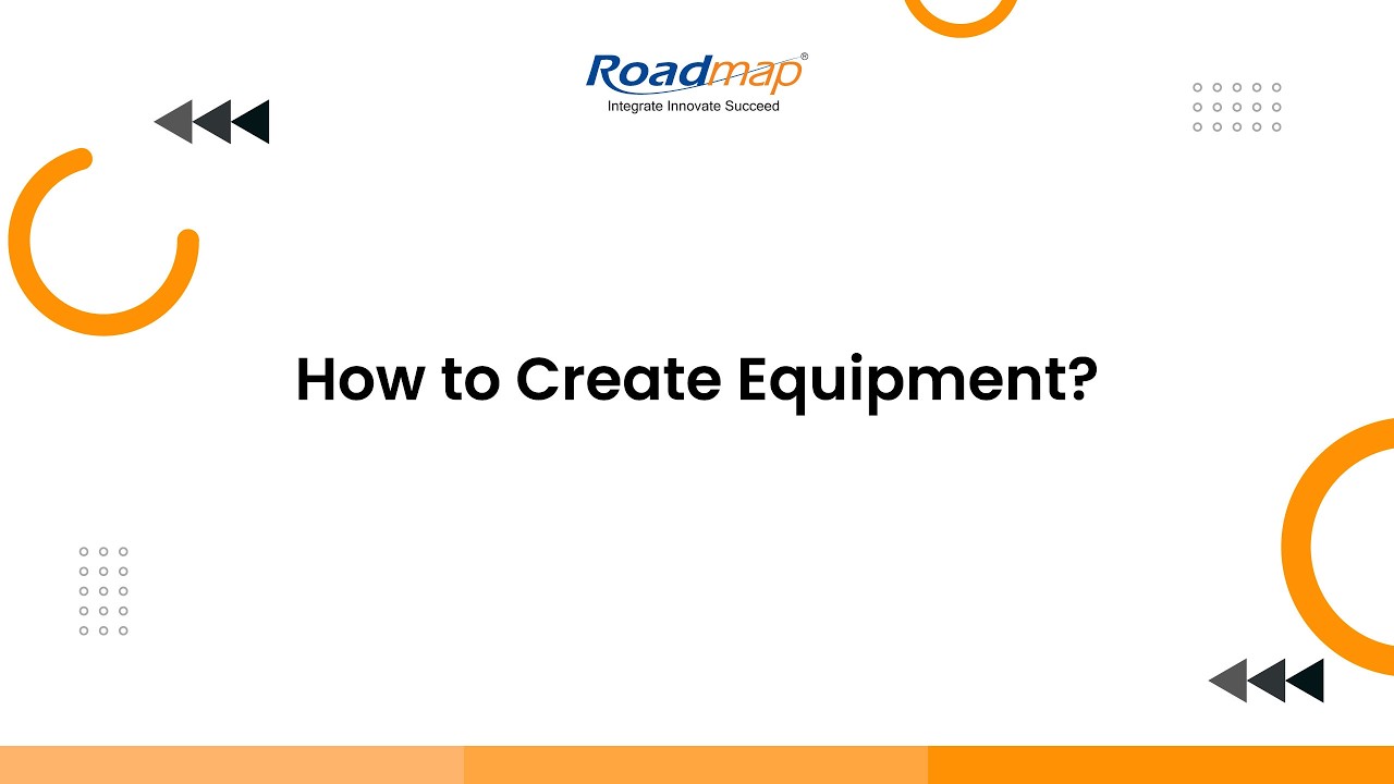 How to create Equipment?