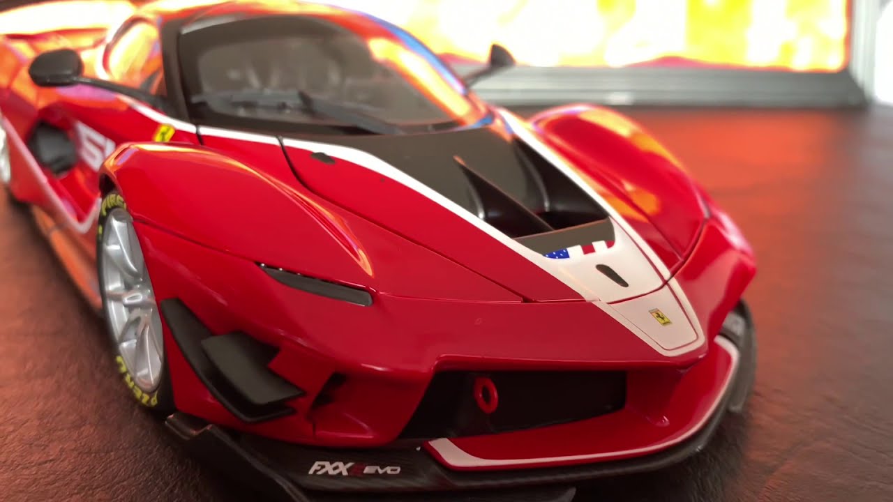 Unboxing Ferrari FXX K EVO 1/18 Burago Signature