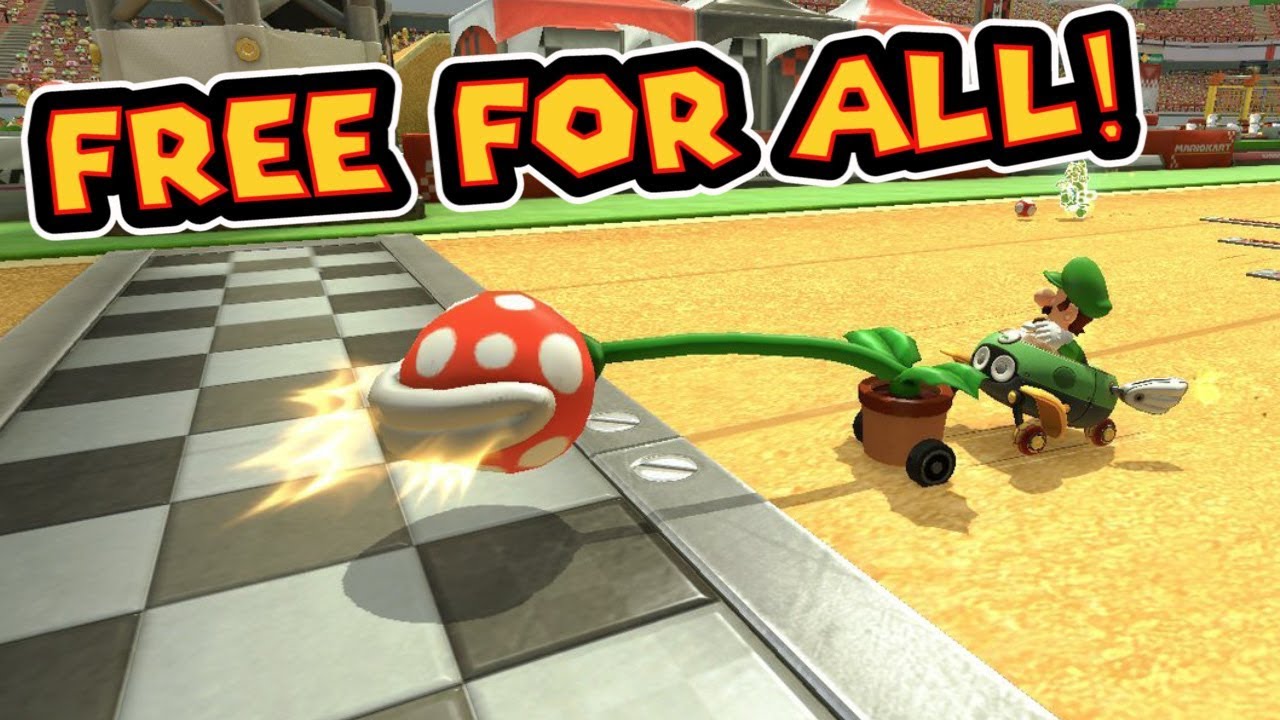 Mario Kart 8 Deluxe 200cc Online Races Free For All #2!