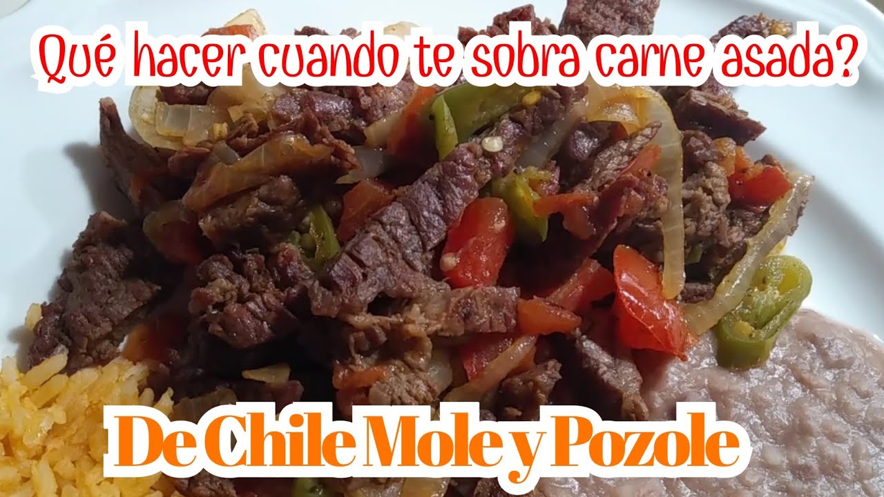 Fajitas de carne asada| Qué hacer cuando te sobra carne asada?