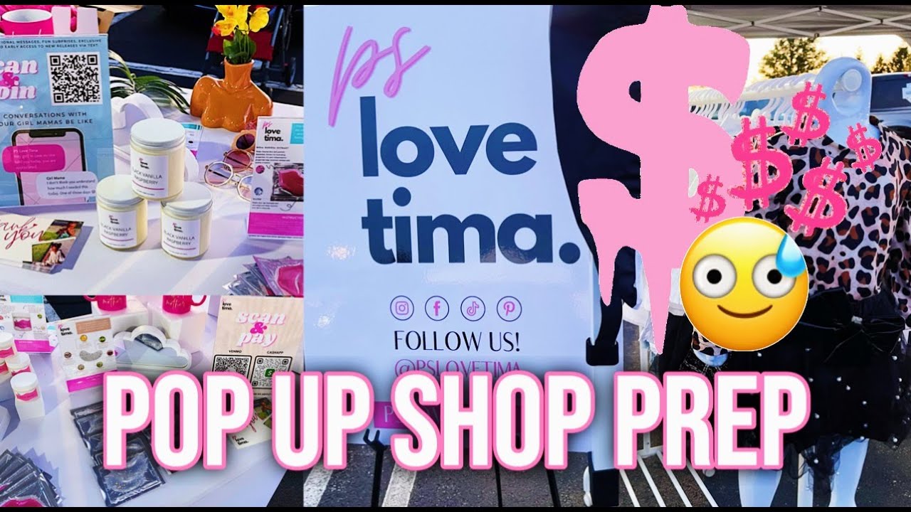 PREPARING FOR MY FIRST POP UP SHOP | Entrepreneur Life | Pop Up Shop Vendor Event Tips & Essentials