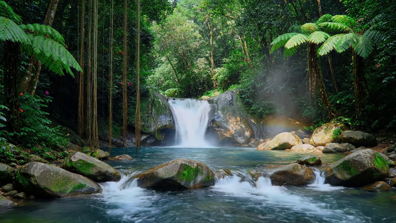 Gentle River Sound Ambience 🌊 Flowing Water for Deep Sleep, Meditation, and Relaxation #1370