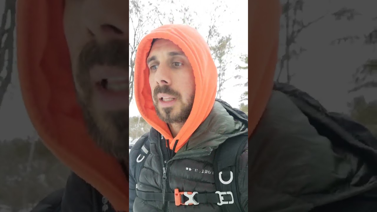 cool winter hiking at Ken Reid trails in Ontario near GTA