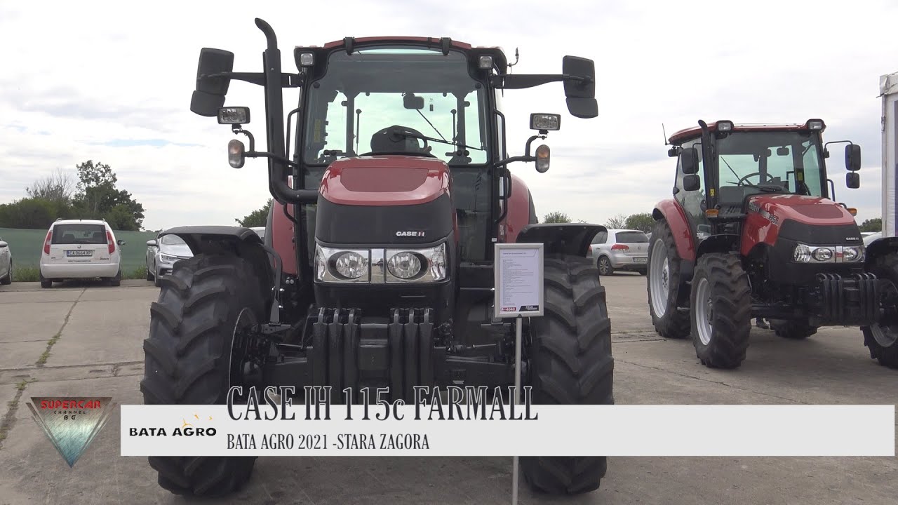 2021 Case IH 115c Farmall Interior Exterior Walkaround BATA Agro 2021