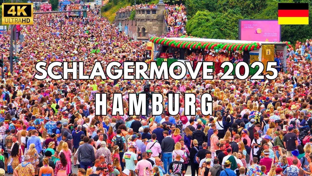 🎉 Schlagermove Hamburg 2025 &ndash; Die BUNTESTE Parade des Jahres! 🤩 Kost&uuml;me, Musik & Stimmung pur!