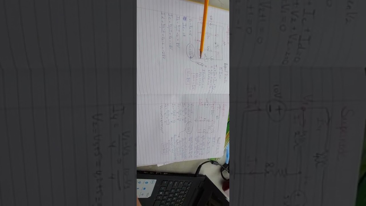 supernode.Kirchhoff's first Law. 1e wet van Kirchhoff. knooppuntsmethode eleer. 2e klas. 2e rr