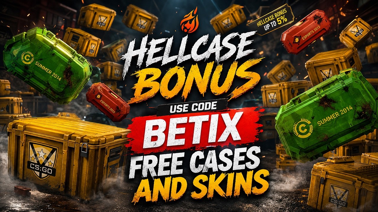 ПРОМОКОД HELLCASE &mdash; Лучшие бесплатные кейсы и коды Hellcase (2026)