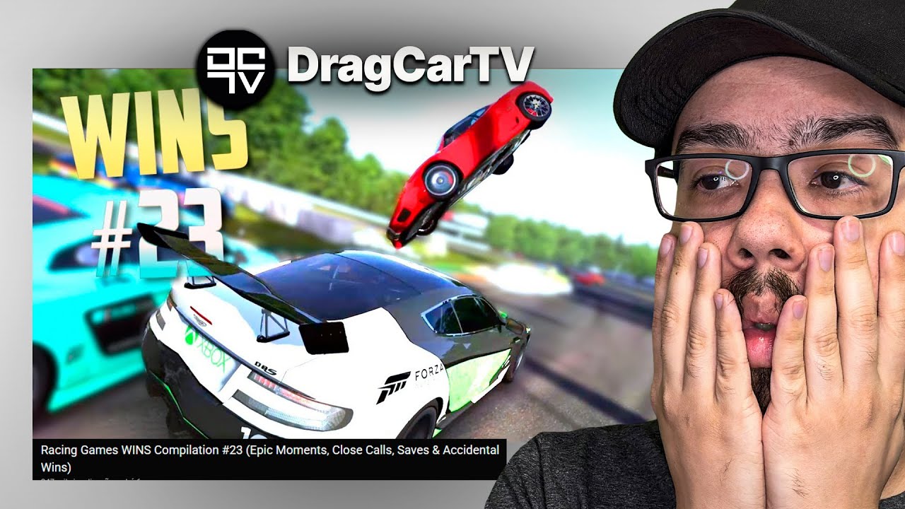AS MAIORES MANOBRAS EM JOGOS DE CORRIDA! #1 - REACT DRAGCARTV