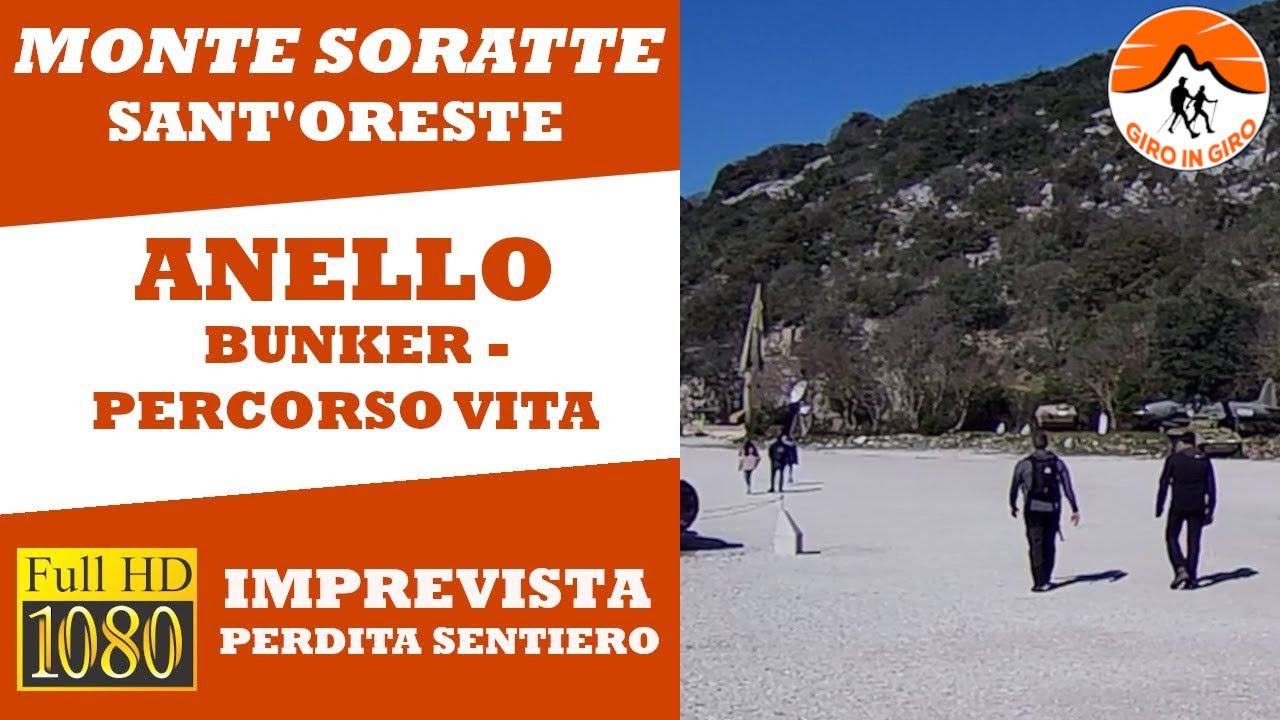 Monte Soratte Trekking Anello Bunker - Percorso Vita