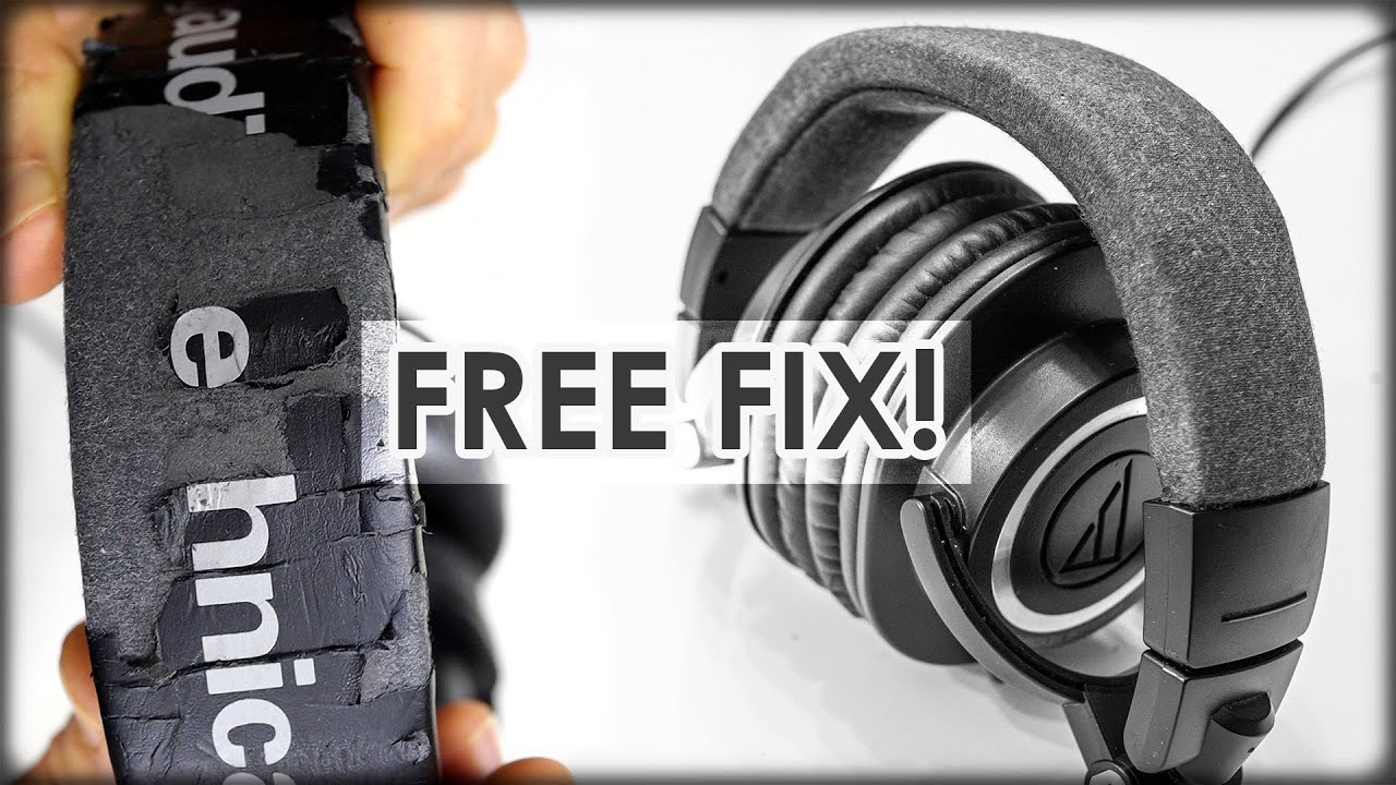 Flaky Headband DIY Fix &ndash; Audio Technica ATH-M50