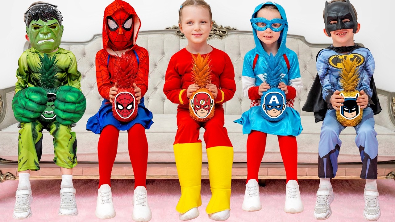 As crian&ccedil;as super-her&oacute;is ajudam todos e salvam o dia! 🦸&zwj;♂️✨