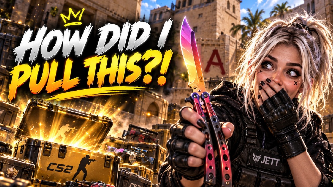 HOW DID I PULL THIS   ?!! CS2 CASE  OPENING ON HELL!!! CODE :JETTA