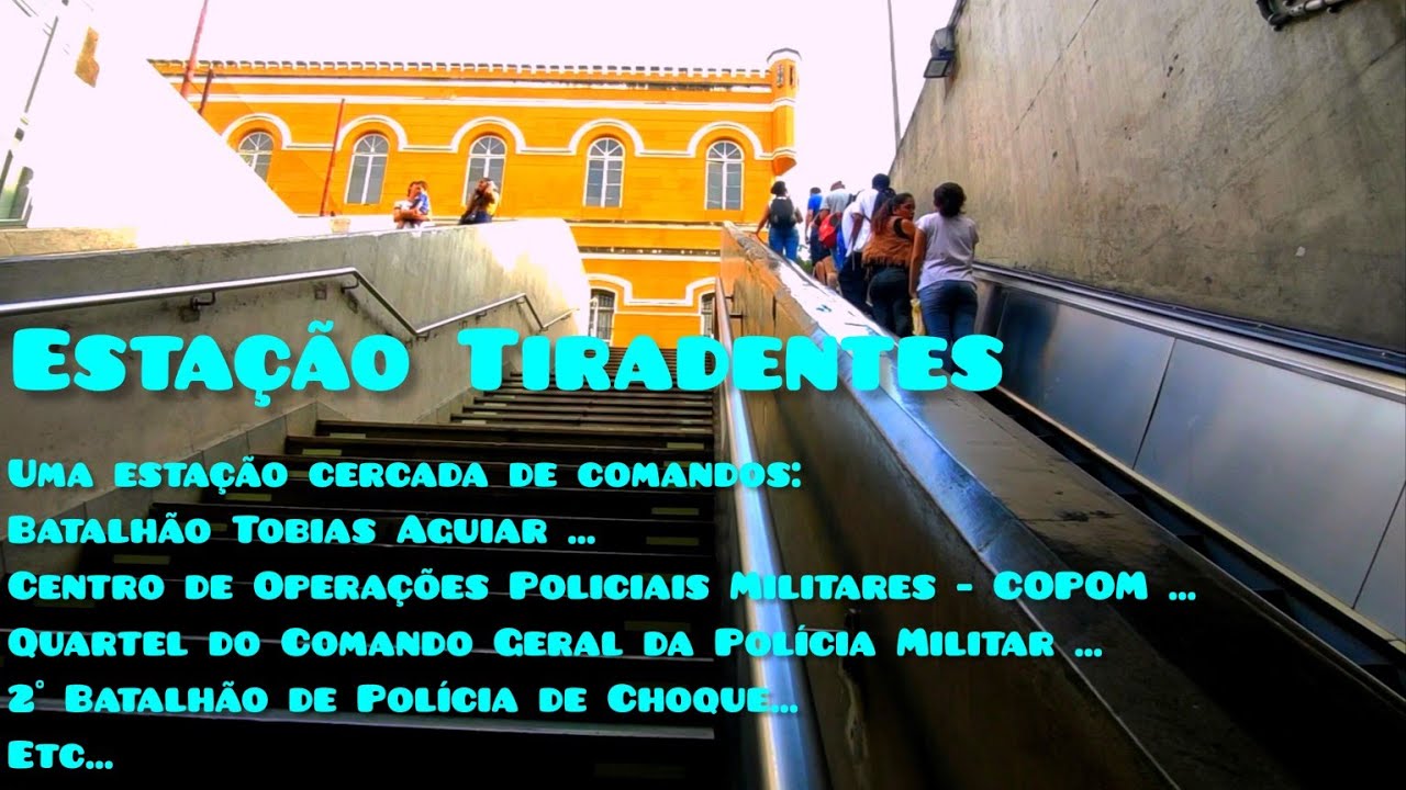 Estação Tiradentes - Linha 1- Azul #Metrô