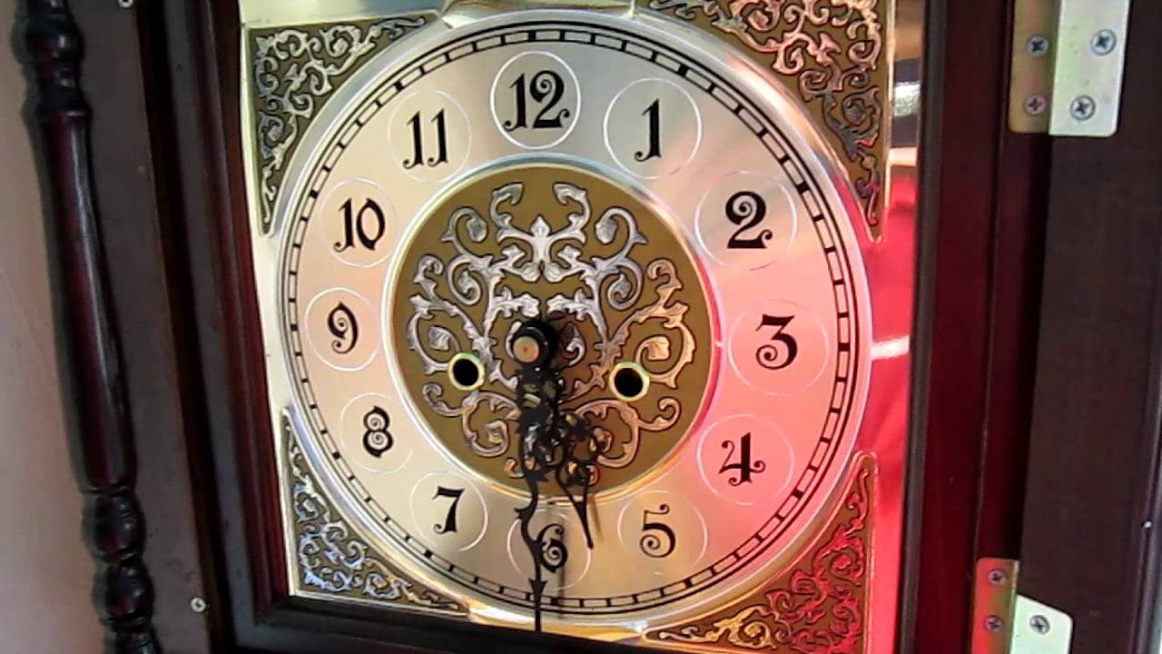 Custom cheap 31 days grandfather clock convert with Hermle triple chime movement