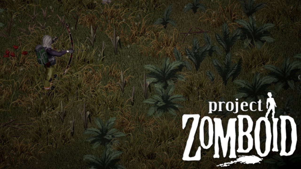 Primitive Bow Build and Crossing A Dangerous Lake in Project Zomboid