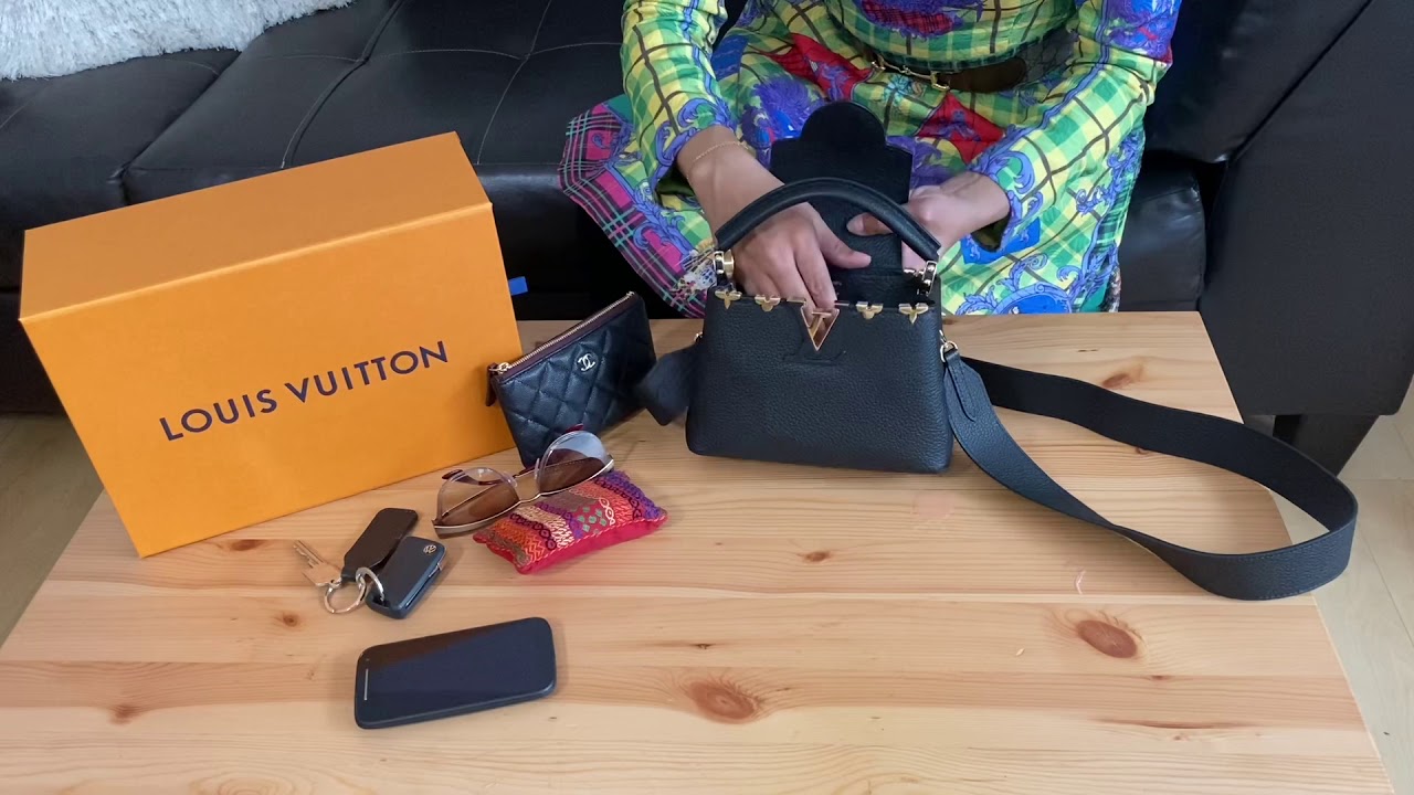 Louis Vuitton Capucines Mini Review & What Fits Inside ❤️  #louisvuittoncapucines