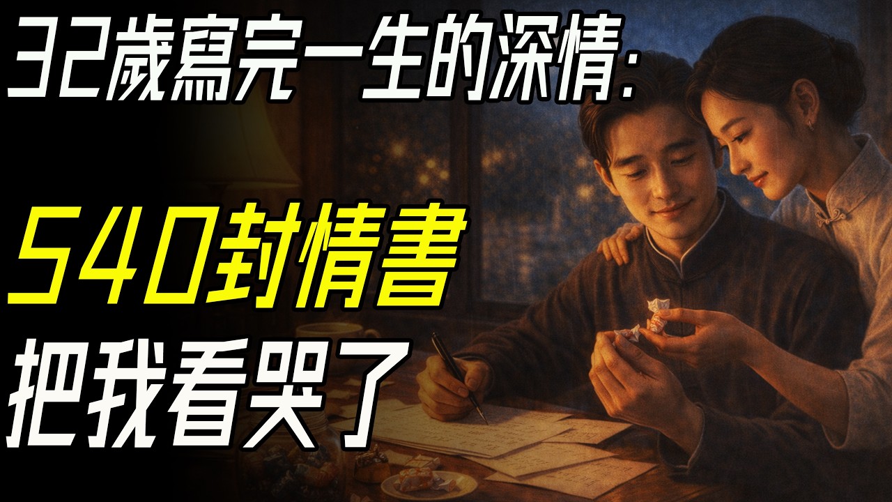 32歲寫完一生的深情：540封情書，把我看哭了｜《醒來覺得甚是愛你》