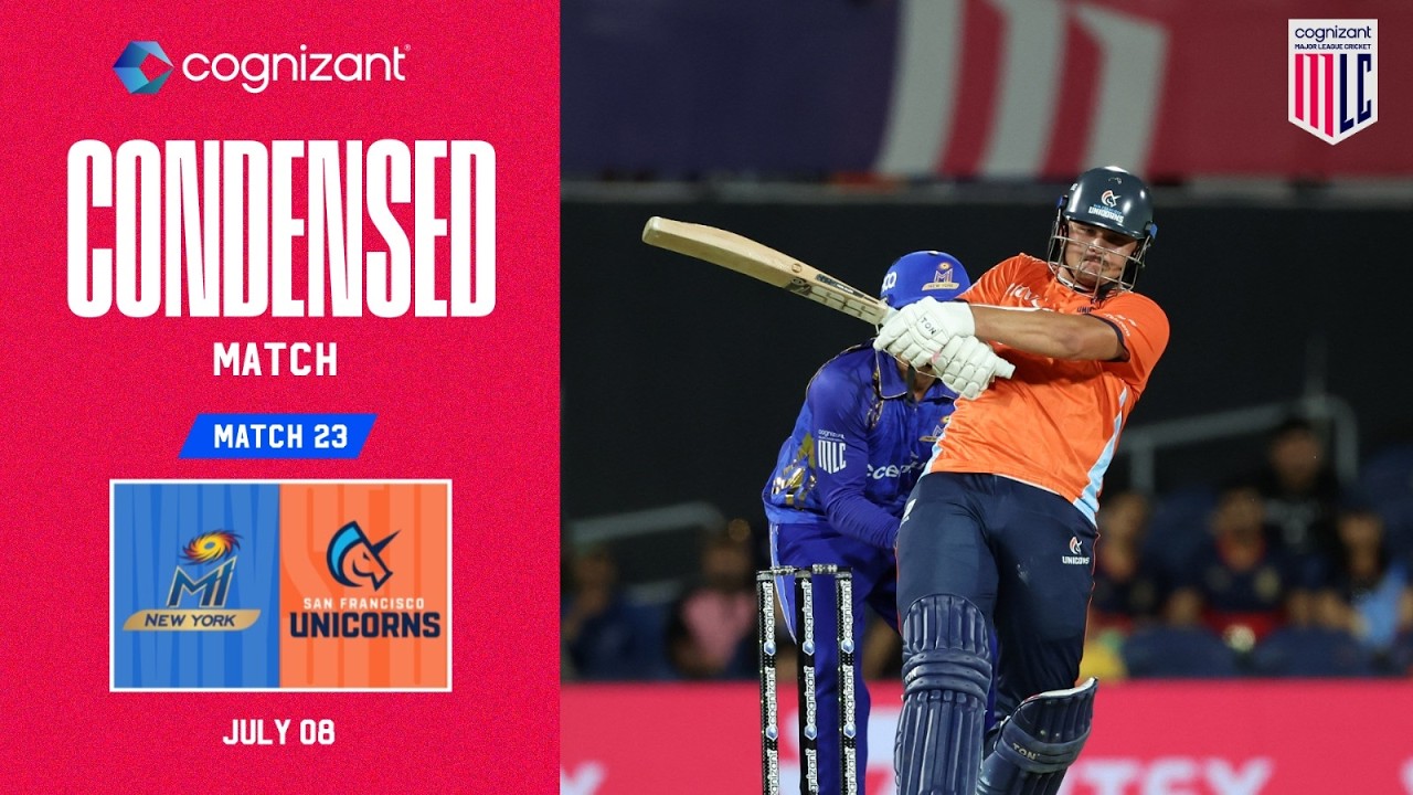 Cognizant Condensed Match | MI New York vs San Francisco Unicorns | Match #23