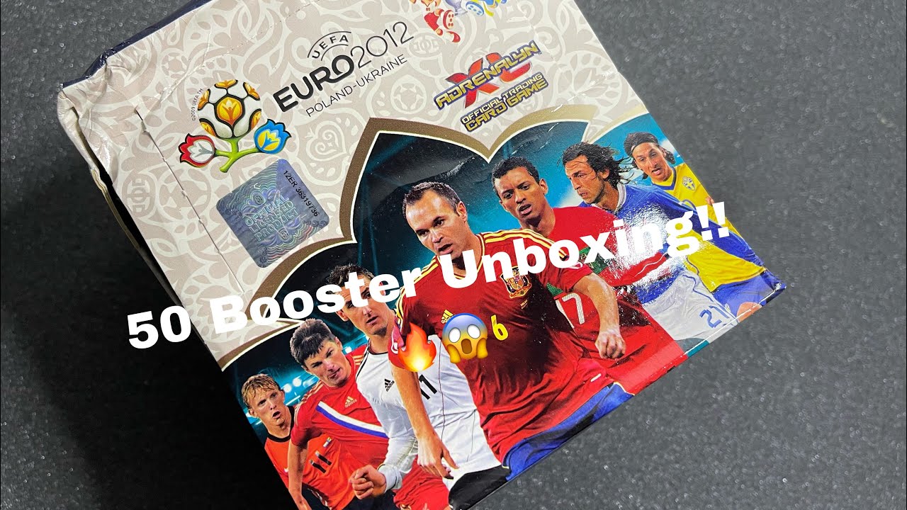 100 Booster Display Unboxing!!! 😱🔥 Euro 2012 Adrenalyn XL Teil (1/2)
