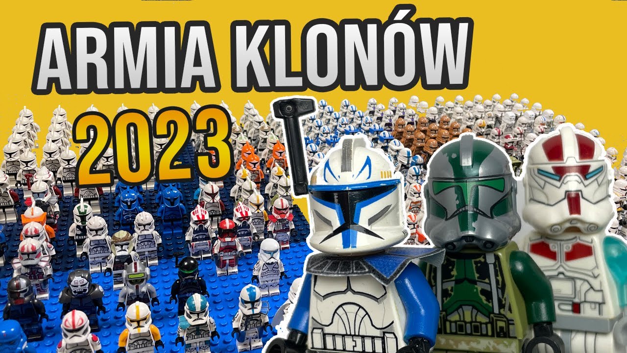 Wielka armia LEGO klonów! / Ponad 255 figurek!