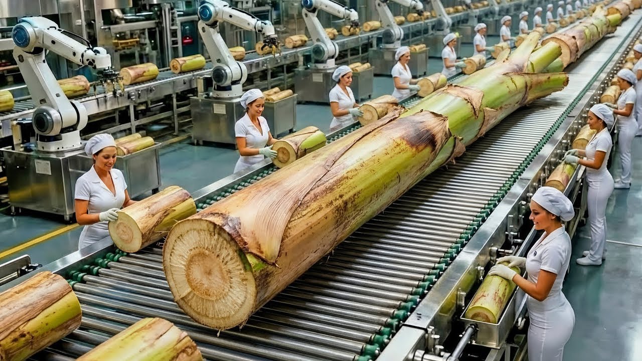 Inside a High-Tech Banana Stem Factory You’ve Never Seen Before: Eco Tech