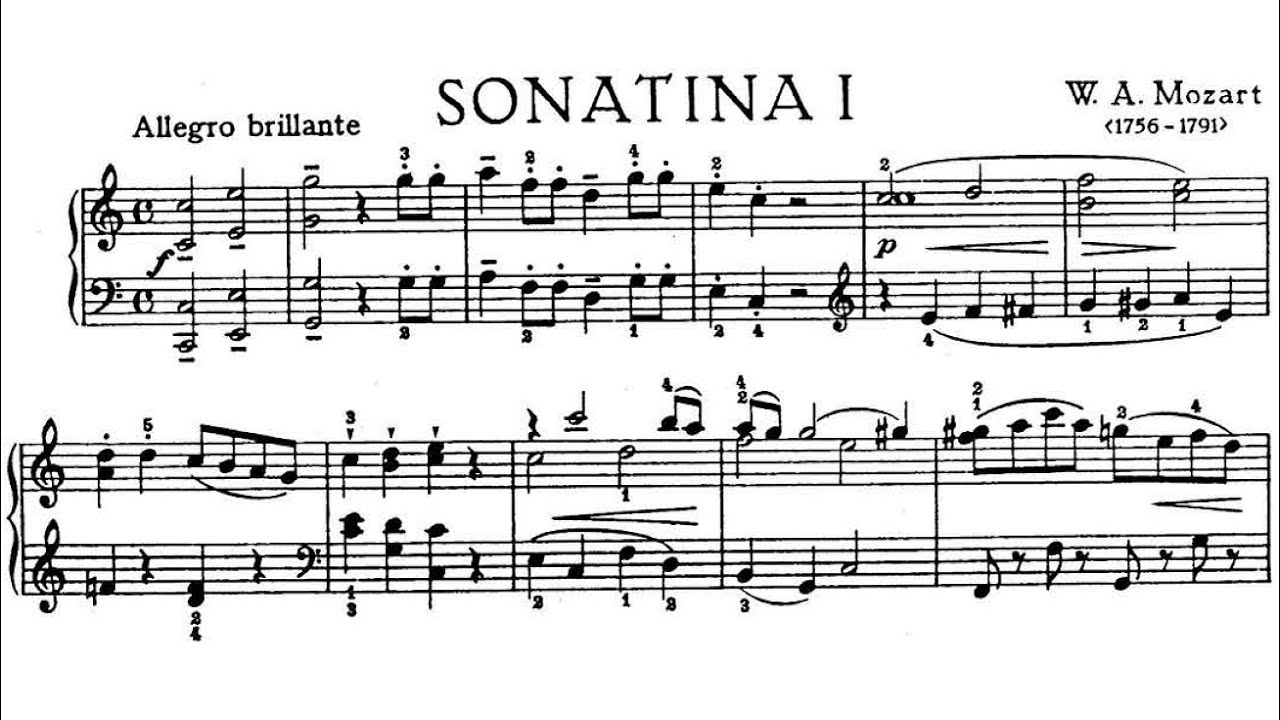 Mozart 6 Viennese Sonatinas (Complete)