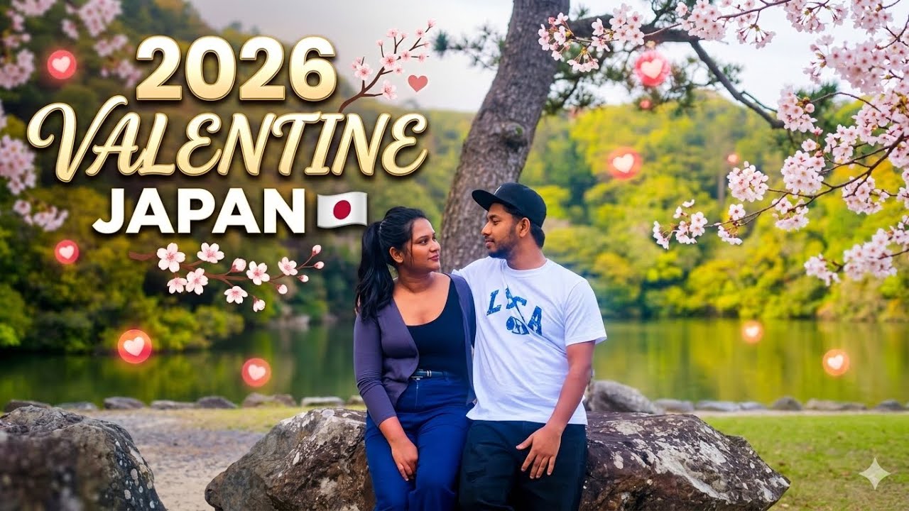 ජපානයේ යාලුවොත් එක්ක සමරපු 2026 පෙබරවාරි 14👫🇯🇵#japan #japantravel #lifestyle #coupleyoutuber 