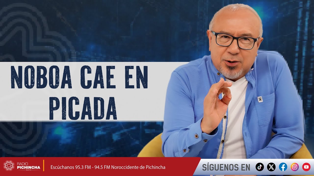 Noboa cae en picada