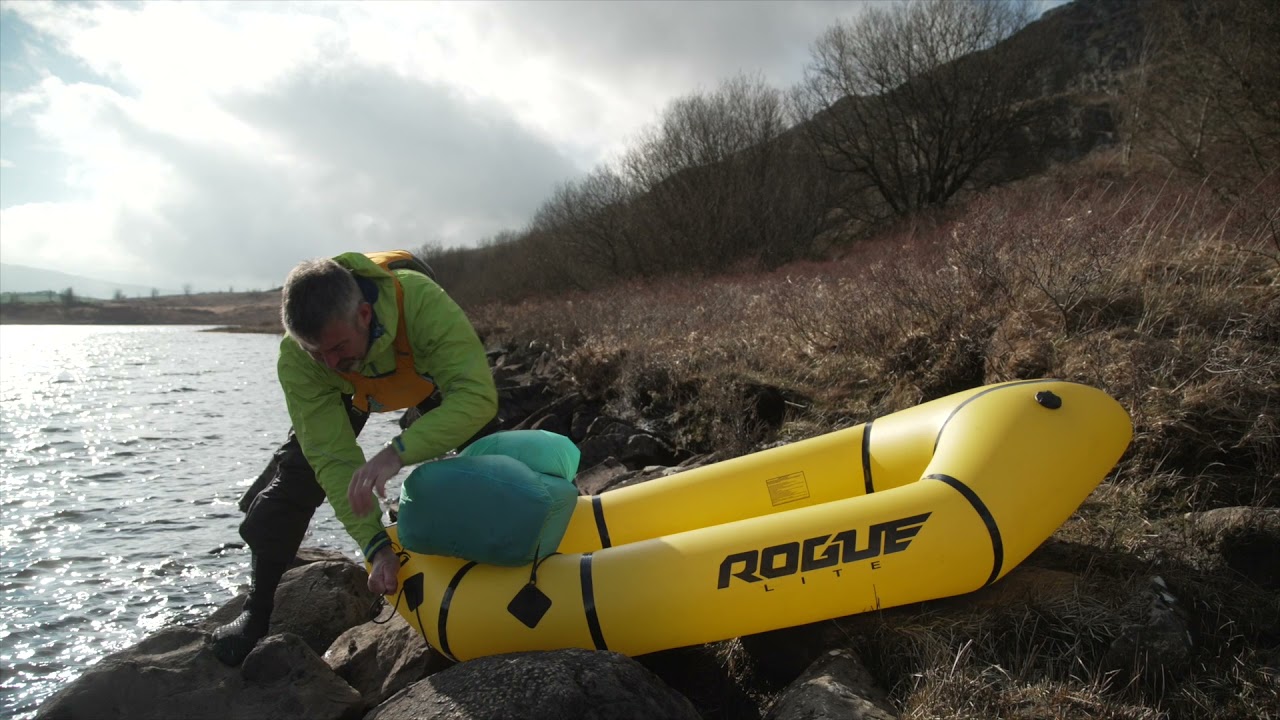 Mounting a bag on the front of your Packraft