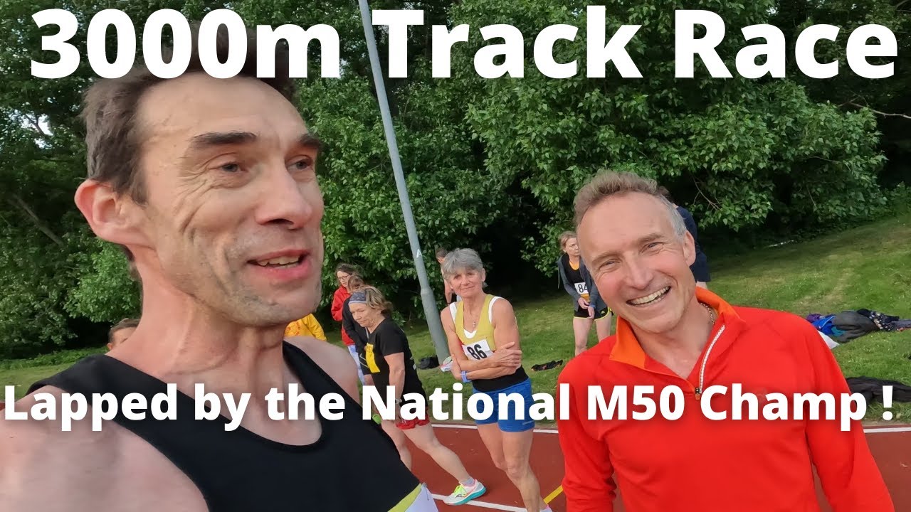 3000m Track Race - Lapped by the National M50 Champion !