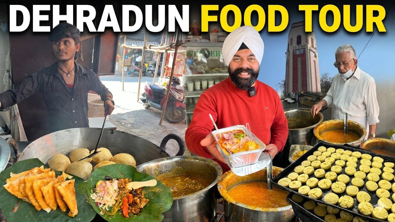 DEHRADUN FOOD TOUR | Katlambe Chole | Chetan PURI Wale | Street Food India