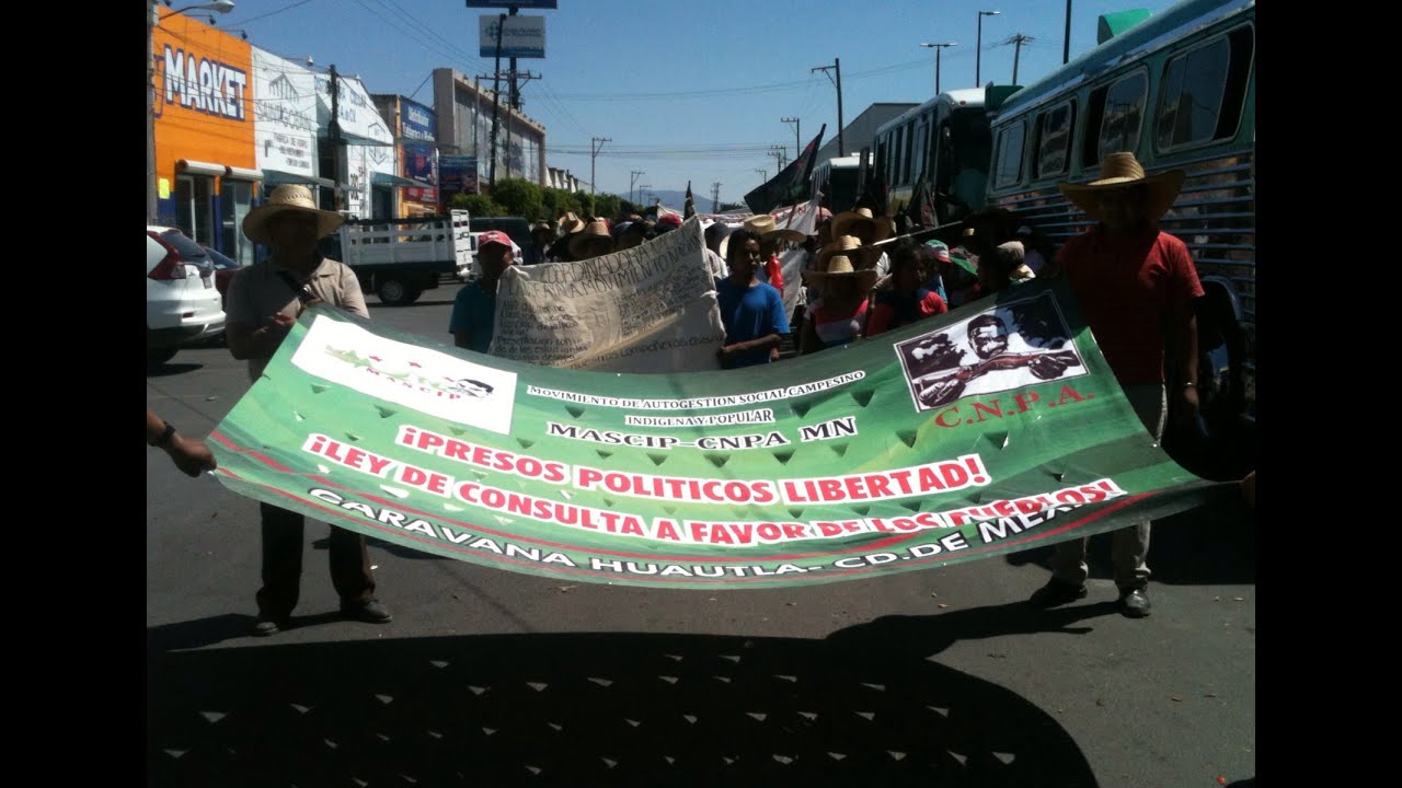EF-NOTICIAS: MARCHA EN TEHUAC&Aacute;N DEL FRENTE IND&Iacute;GENA Y CAMPESINO DE M&Eacute;XICO.
