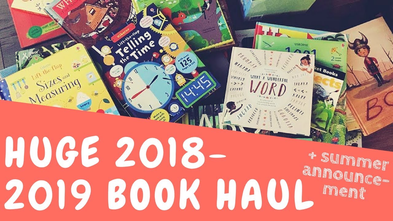 HUGE 2018-2019 Book Haul || + Summer Announcement!