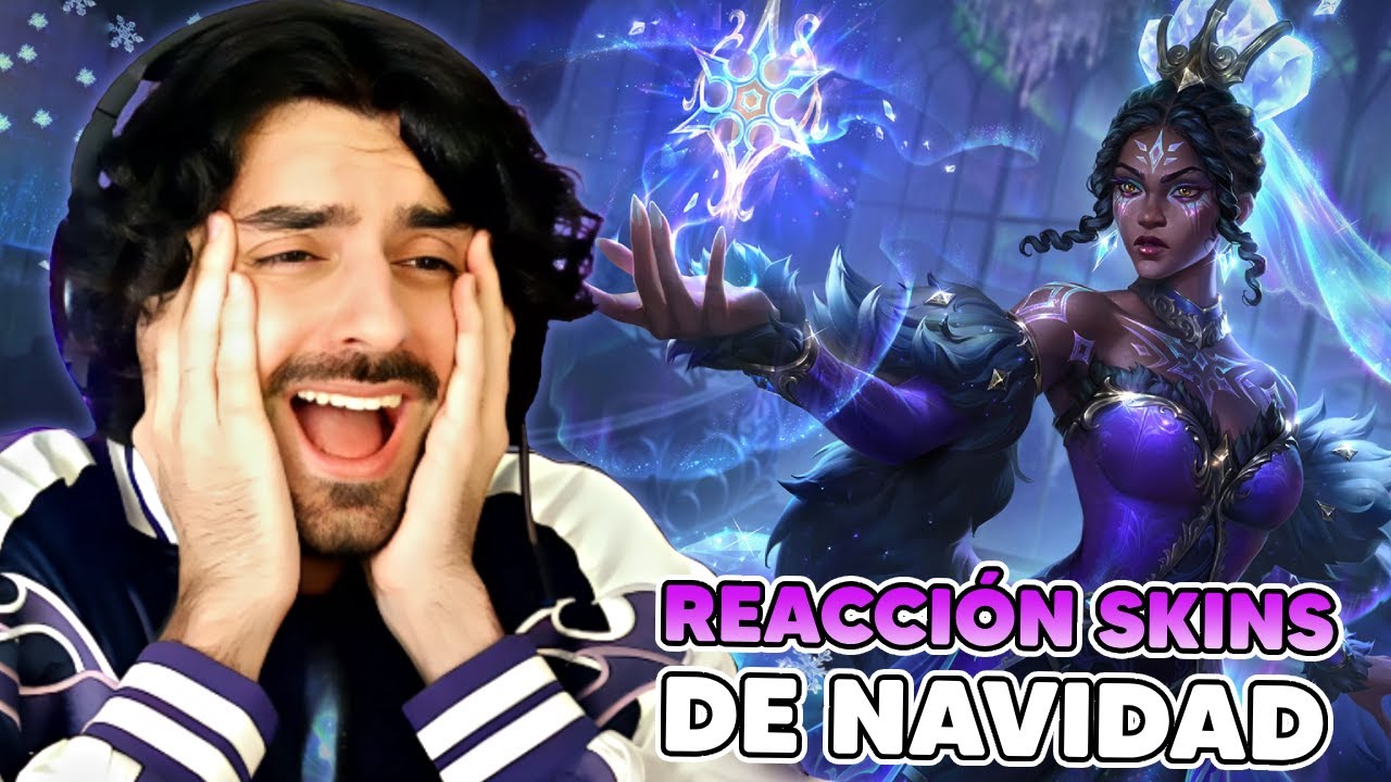LAS MEJORES SKINS de NAVIDAD! ❄️😱 | REACCIÓN SKINS de NAVIDAD