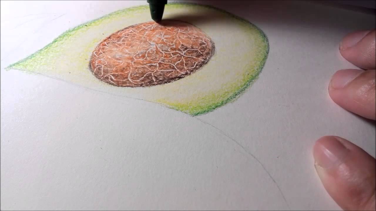 Pintura com giz de cera escolar -  Speed Paint