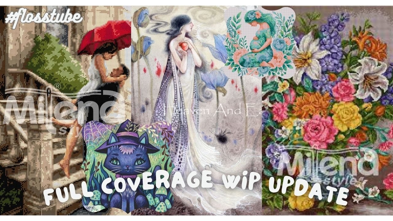 FlossTube #7 // September #fullcoverage WIP Update, incl. a Finish & Haul