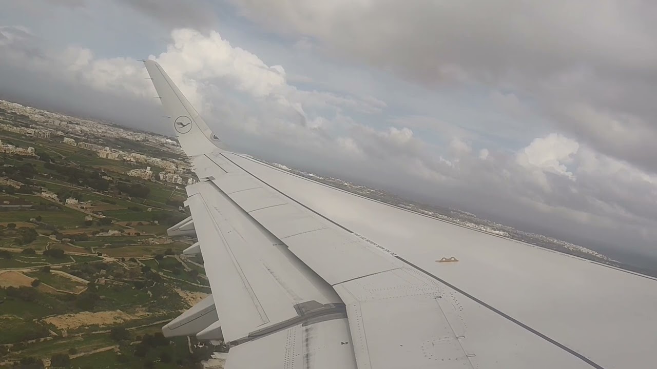 Start Lufthansa Flug LH1925 in Valletta (MLA), Airbus A321 (D-AIEC)